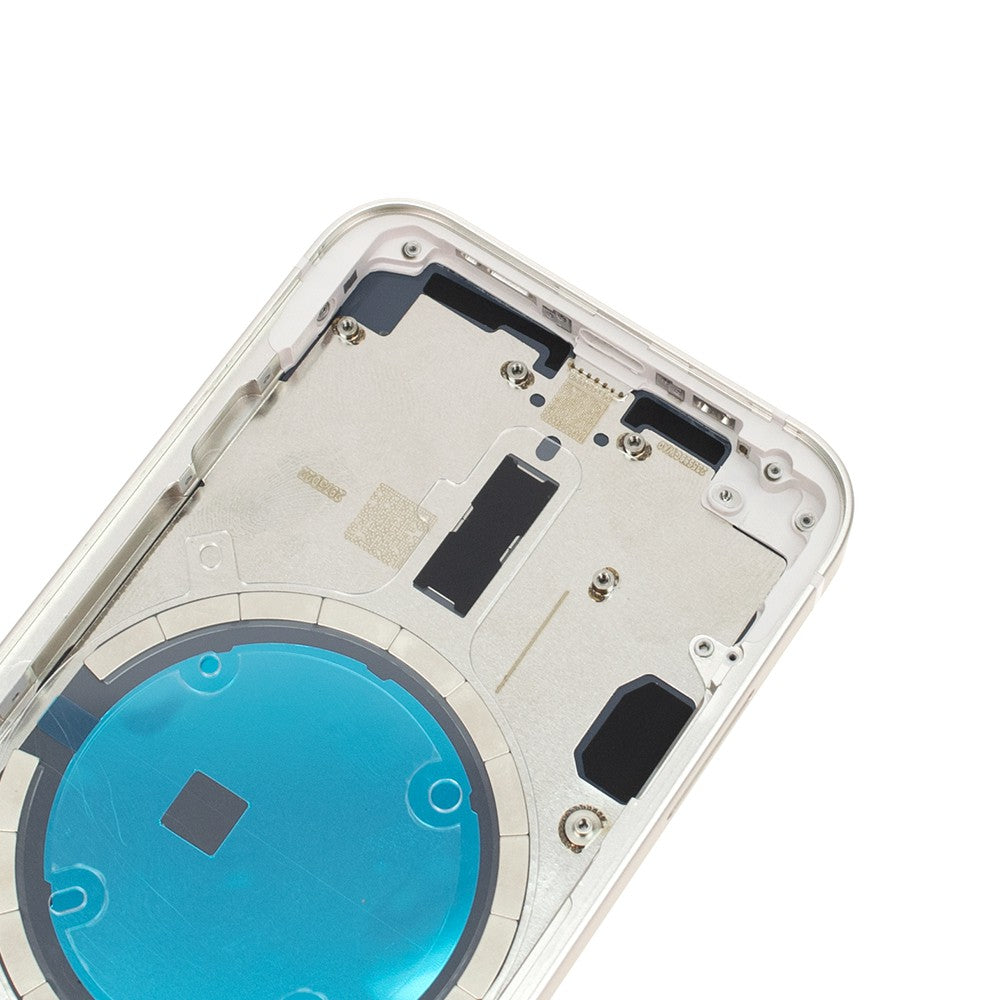 Rear Housing for iPhone 13 mini (NO LOGO)-White Rear Housing for iPhone 13 mini (NO LOGO)-White